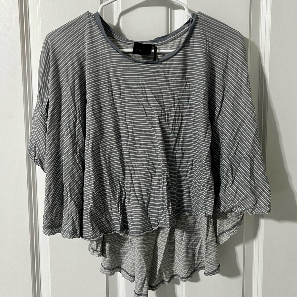 Cropped Flowy Top